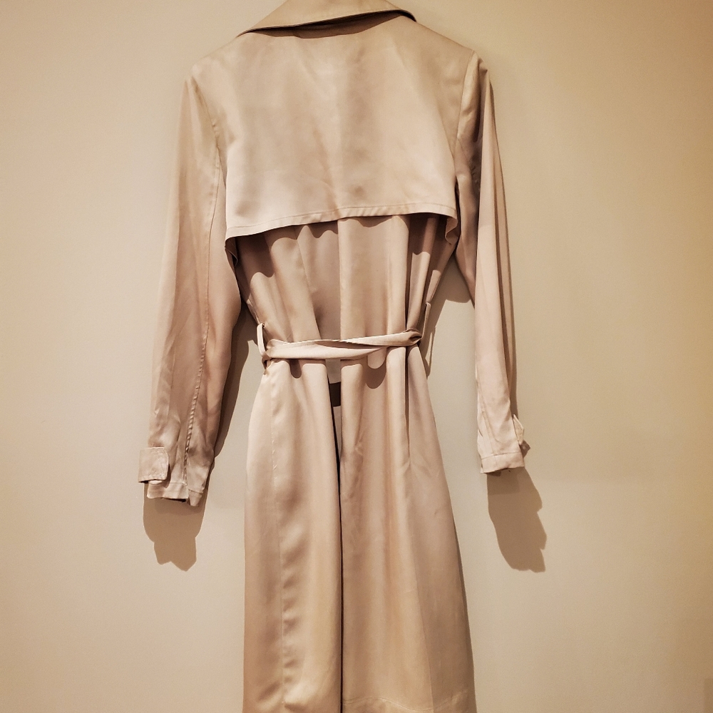 Bebe cream trench coat - Picture 2 of 3